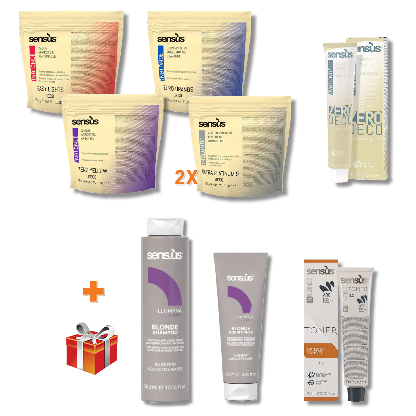 Pachet special decoloranti Sensus