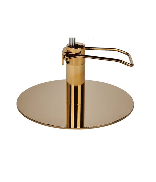 Ayala Holly G1 P-7 Scaun de Coafor Negru cu Cusături Fine și Bază Rotundă Aurie