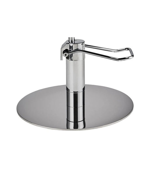 Ayala Lea 01 P-7 Scaun de Coafor Elegant cu Bază Rotundă Cromată Argintie