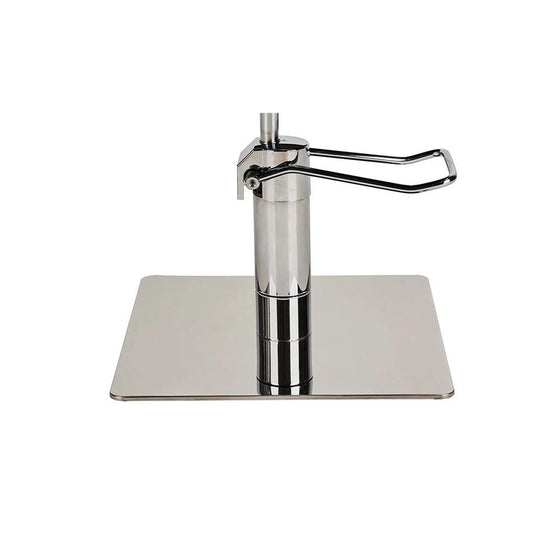 Ayala Loft 01 P-5 Scaun de Coafor Maro cu Bază Pătrată Argintie