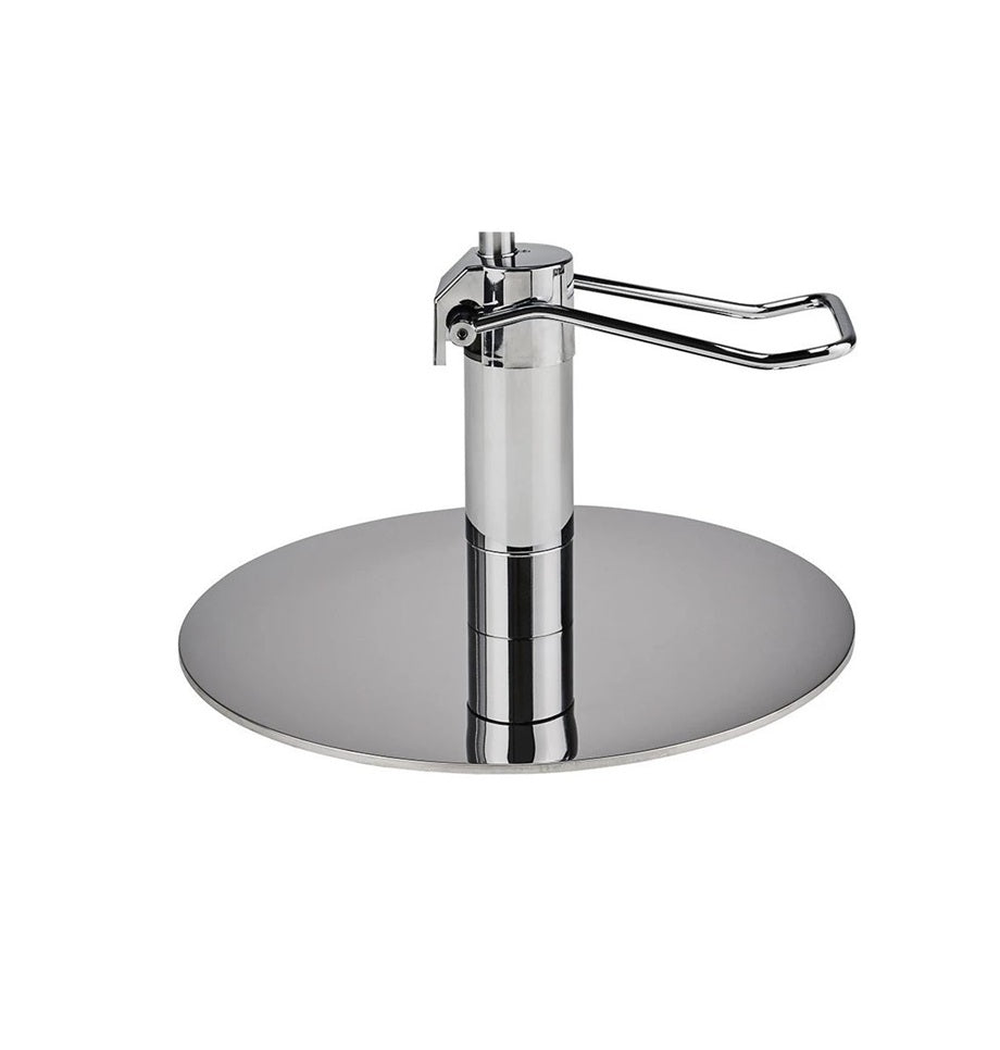 Ayala Loft 01 P-7 Scaun de Coafor Maro cu Bază Rotundă Argintie