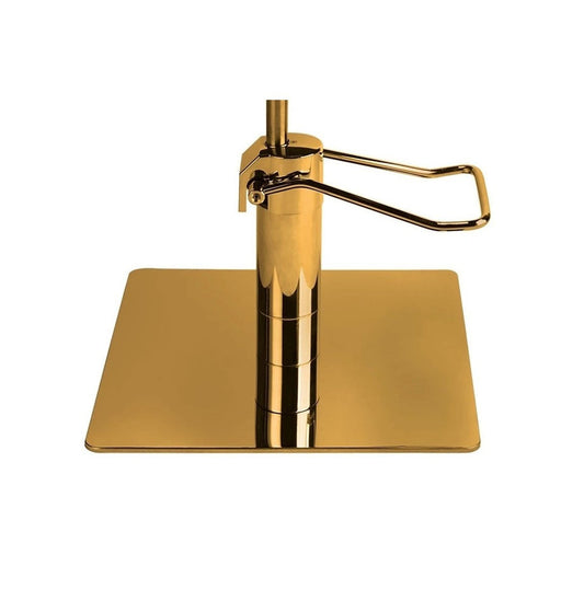 Ayala Patrner G1 P-7 Scaun de Coafor cu Bază Pătrată Aurie