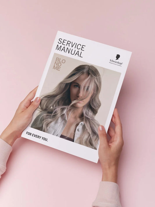 Schwarzkopf Profesional BLONDME Manual-Ghid Complet pentru Decolorare, Tonifiere și Tehnologie Bonding, 67 pagini (EN)
