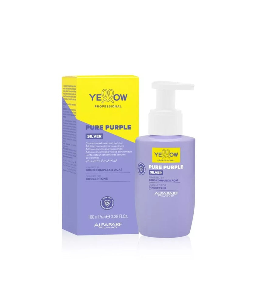 Yellow Professional Silver Violett Farb-Booster Pigment Concentrat 100ml