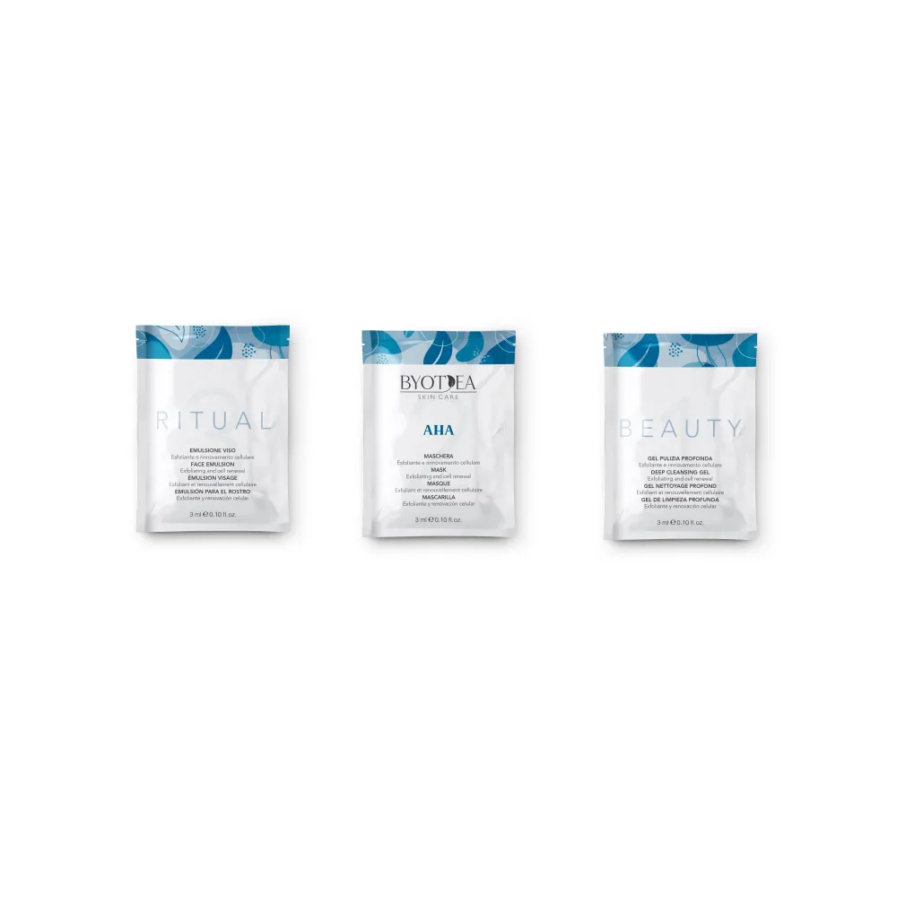 Aha Rituals Set Mostra Byotea Pentru Îngrijirea Tenului 3x3ml - Ten