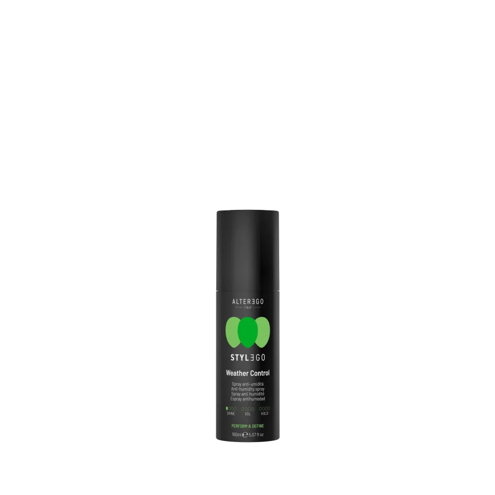 AlterEgo StylEgo Weather Control –Spray Anti-Frizz Profesional pentru Păr Neted și Rezistent la Umiditate 150 ml - Păr