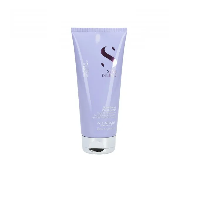 Balsam De Netezire Pentru Păr Creț Rebel Și Deteriorat Alfaparf Semi Di Lino Smoothing Conditioner - 200 ml - Păr