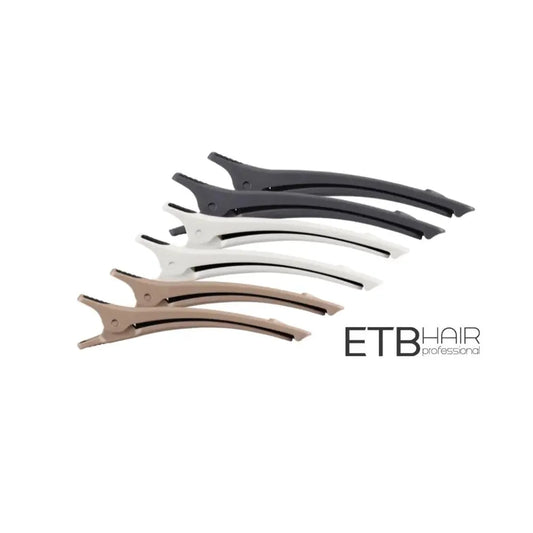 ETB Hair Set De Clipsuri Profesionale Pentru Secționarea Părului Culori Mate 6Buc/Set - Păr