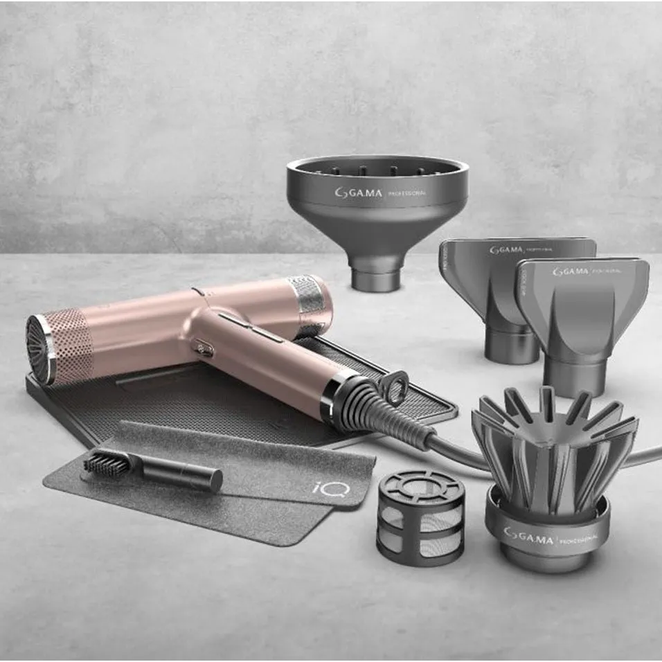 GA.MA iQ2 Perfetto 2.0 – Cel mai ușor uscător profesional de păr din lume cu tehnologie Oxy Active funcție Turbo și 4