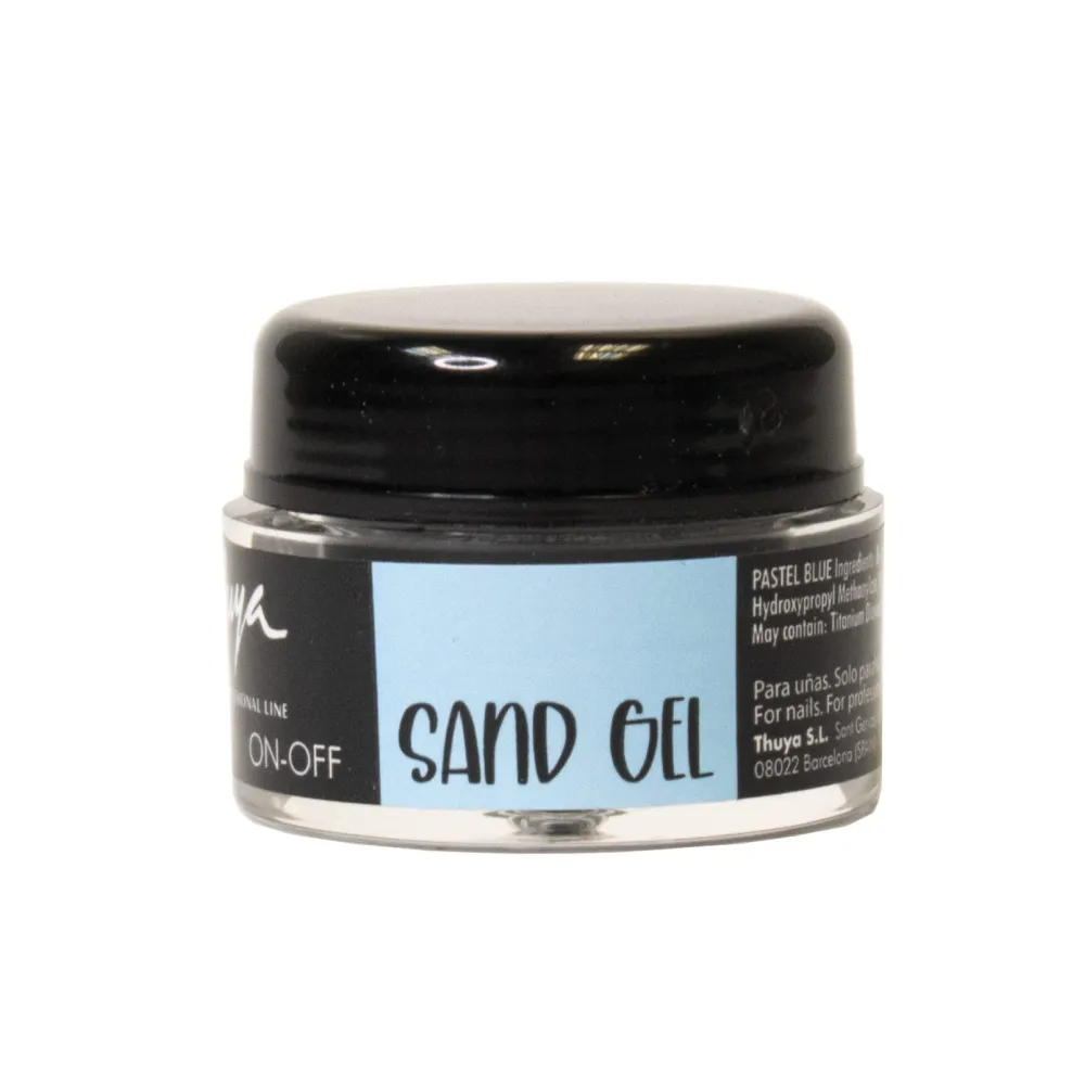 Gel Semipermanent Thuya Sand Gel Pastel Blue 5ml - Manichiură / pedichiură