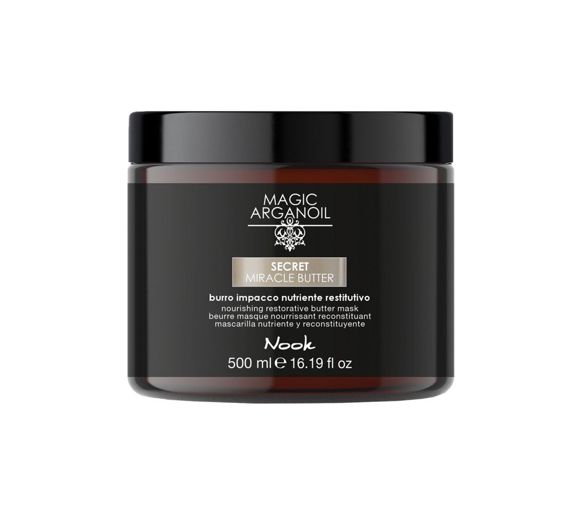 Mască Restructurantă Pentru Păr Degradat Nook Magic Arganoil Secret Cu Unt De Argan