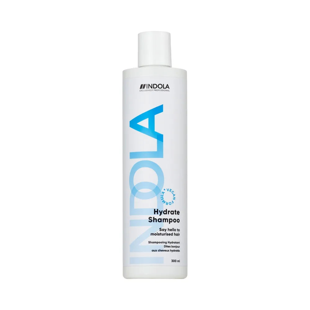 Indola Hydrate Șampon Pentru Hidratare Profundă Cu Derivate De Acid Hialuronic Și Panthenol - 300 ml - Păr