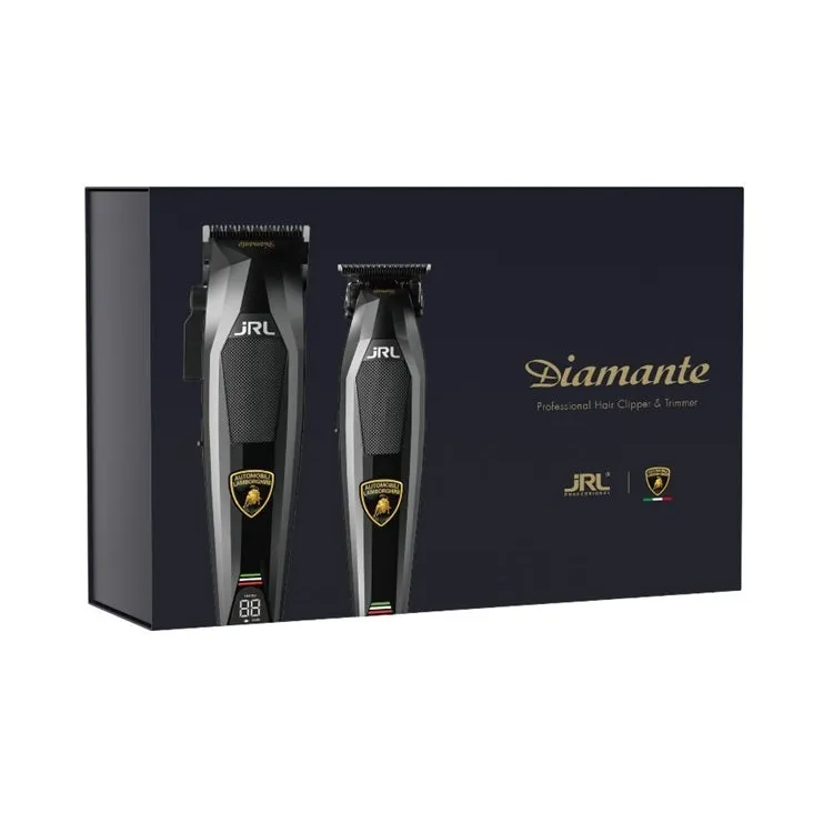 JRL Lamborghini Diamante Black Clipper + Trimmer – Ediție Limitată cu Design Exclusiv și Performanță de Top - Aparatură