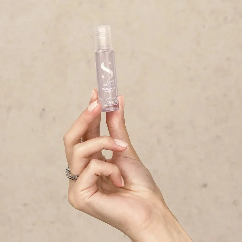 Loțiune Pentru Creșterea Densității Părului Alfaparf Milano Semi Di Lino Thickening Lotion 6x13ml - Păr