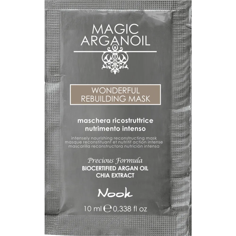 Mască De Păr Restructurantă Nook Magic Argan Oil Wonderful mostră 10ml - Păr