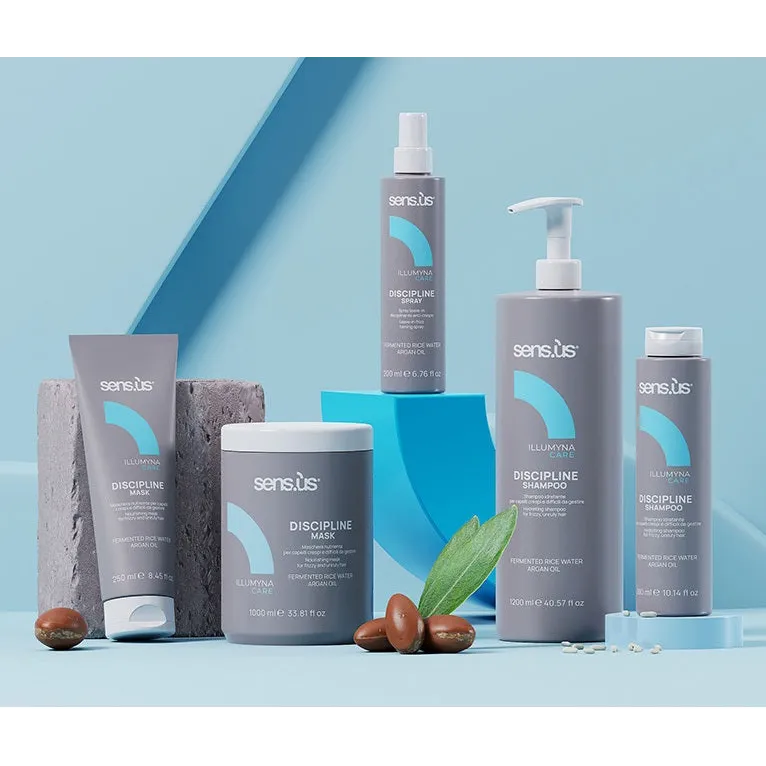 Masca Hrănitoare Pentru Părul Uscat Și Rebel Sensus Illumyna Discipline Mask - Păr