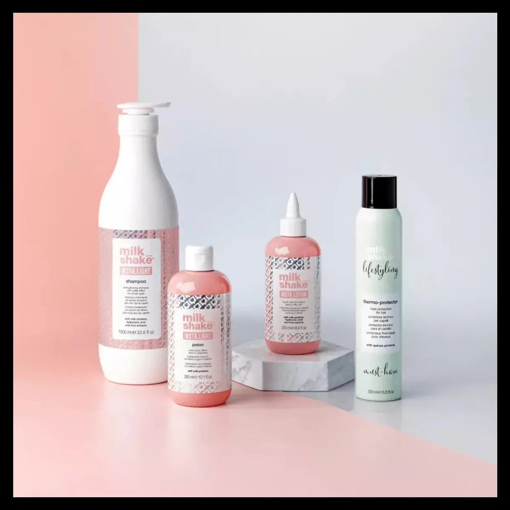 Mască Lichidă Hidratantă Pentru Strălucire Cu Efect De Oglindă MilkShake Insta.Lotion 250ml - Păr