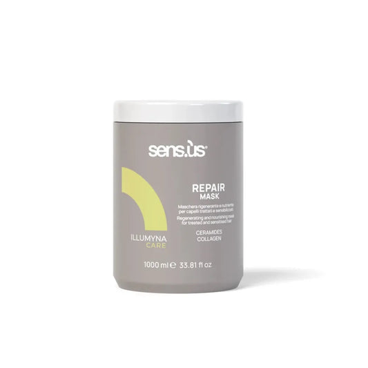 Mască Pentru Regenerarea Părului Tratat Chimic Sensus Illumyna Repair Mask - 1000 ml - Păr