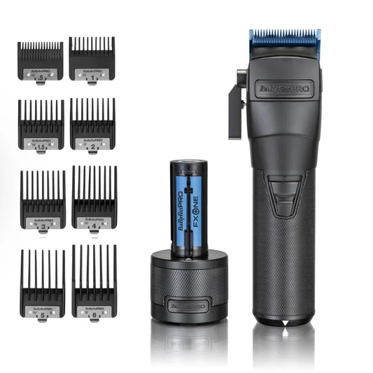 Mașină de Tuns Profesională Babyliss Pro FXONE ALL-METAL Black Cu Baterie Interschimbabilă Și Motor Digital N1