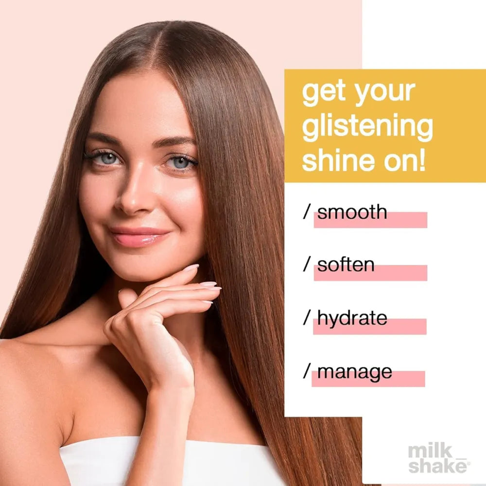 Milk Shake No Frizz Glistening Milk 125ml – Lapte Hidratant Anti-Frizz cu Strălucire de Vis - Păr