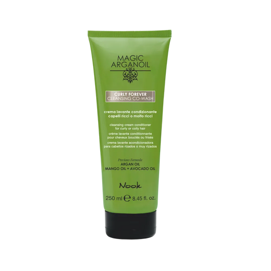 Nook Magic ArganOil Curly Forever Cleansing Co-Wash – Curățare delicată & hidratare intensă pentru părul creț și