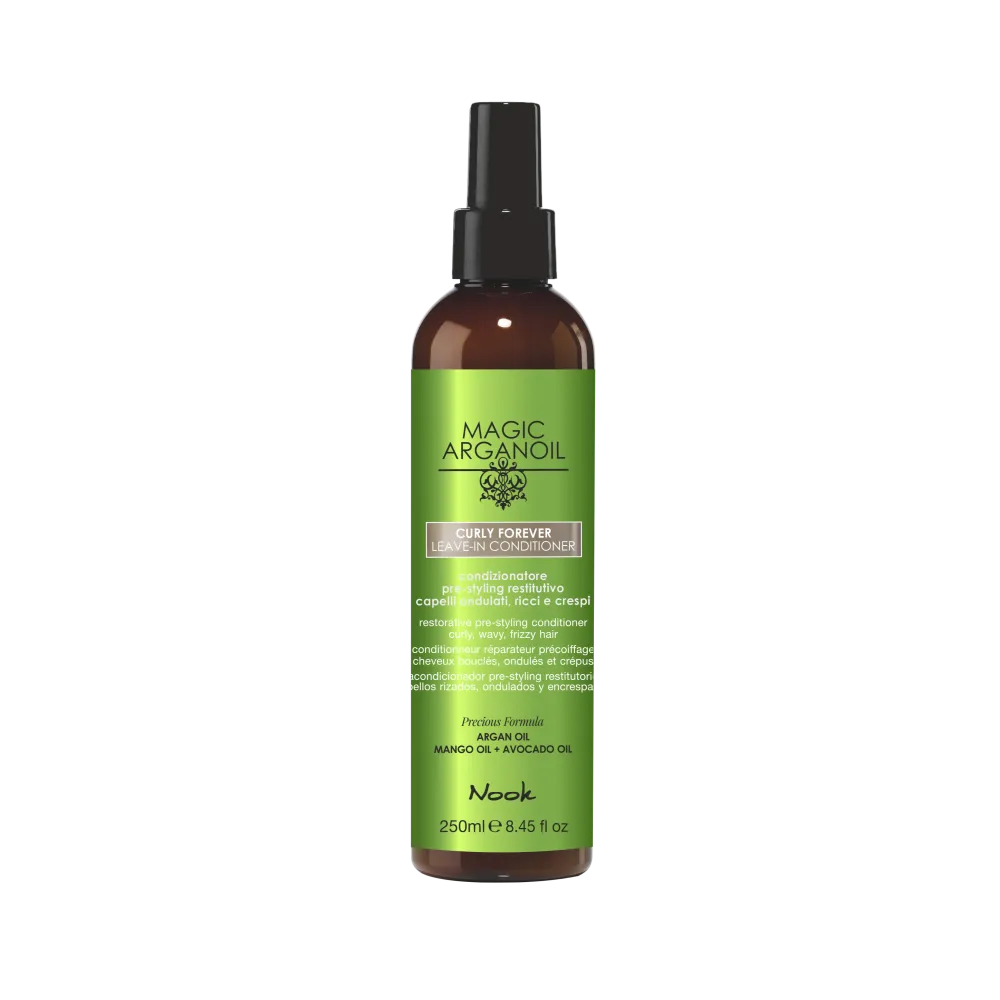 Nook Magic ArganOil Curly Forever Leave-In Conditioner Balsam Fără Clătire pentru Păr Creț și Ondulat 250 ml - Păr