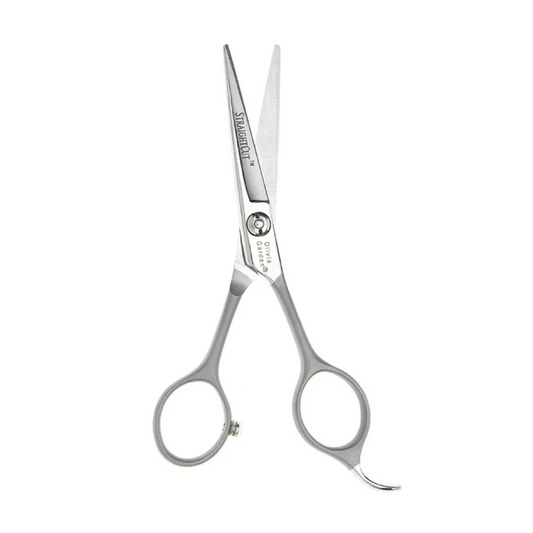 Olivia Garden StraightCut 5.75” – Foarfecă Profesională de Tuns cu Design Ergonomic Lamă Ultra-Ascuțită și Tăiere
