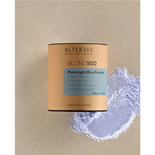 Pudră Decolorantă AlterEgo Pure Light Blue Powder - Compactă Deschide 7 Tonuri 500g - 500 gr - Păr