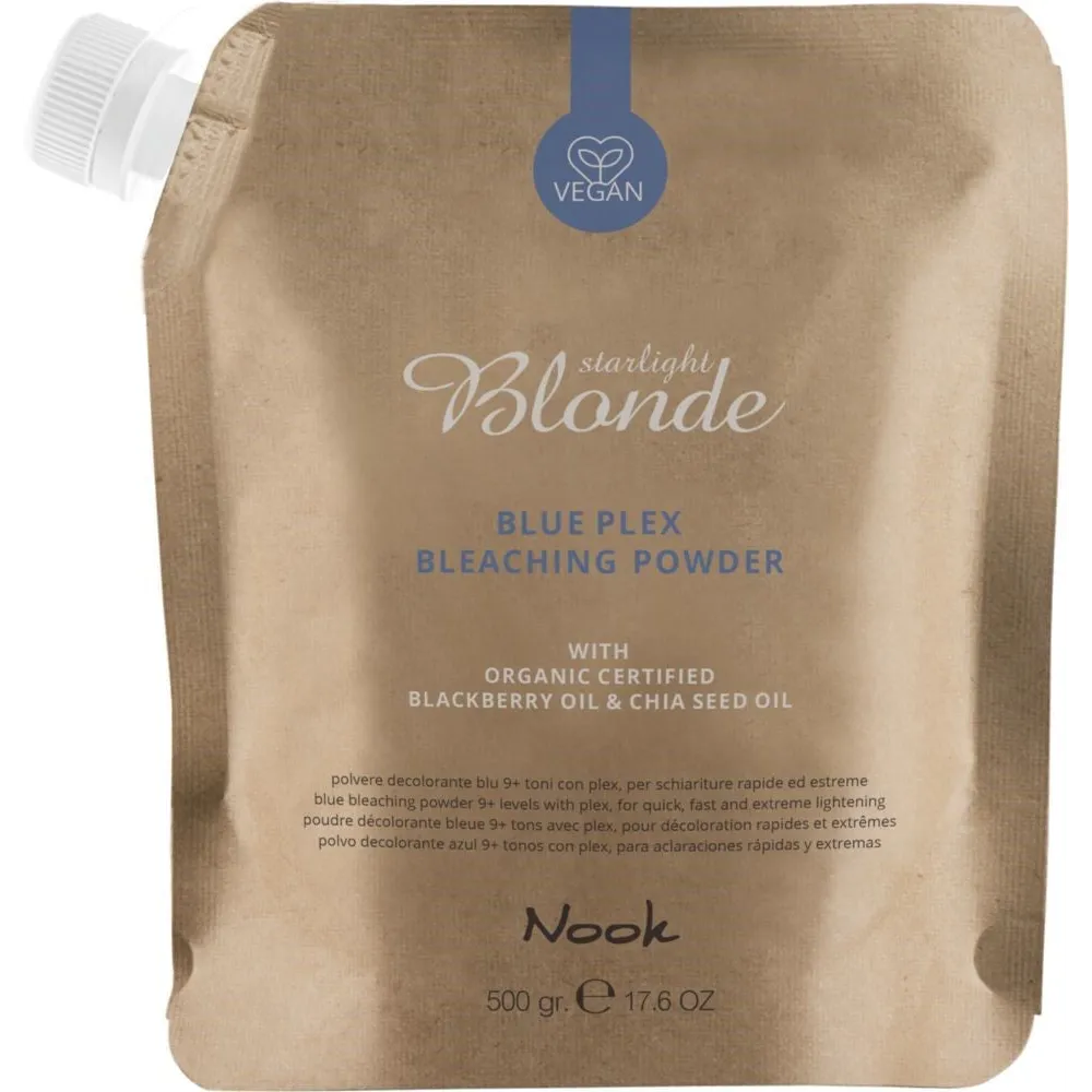 Nook Service Color Pudră Decolorantă Albastră 9 Tonuri 500g