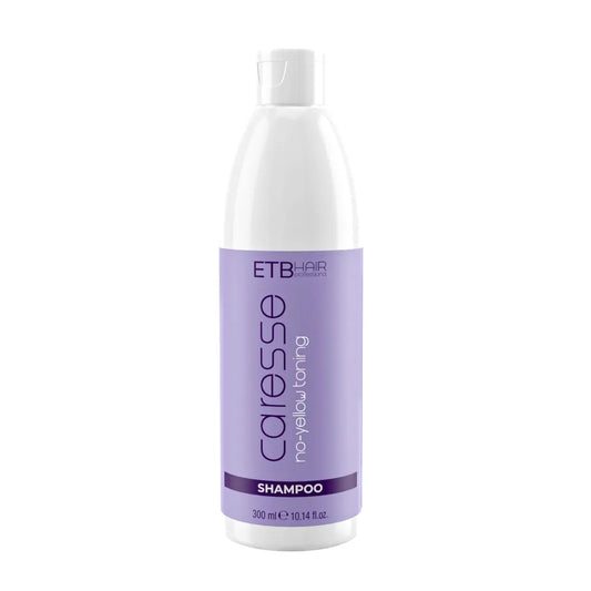 Șampon Neutralizator ETB Caresse No-Yellow – pentru un Blond Rece Strălucitor și Fără Tonuri Galbene - 300 ml - Păr