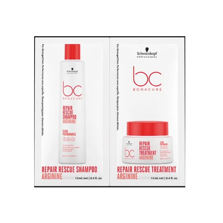 Set Duo Șampon Și Balsam Pentru Păr Degradat Schwarzkopf Professional Bonacure Clean Performance Repair Rescue