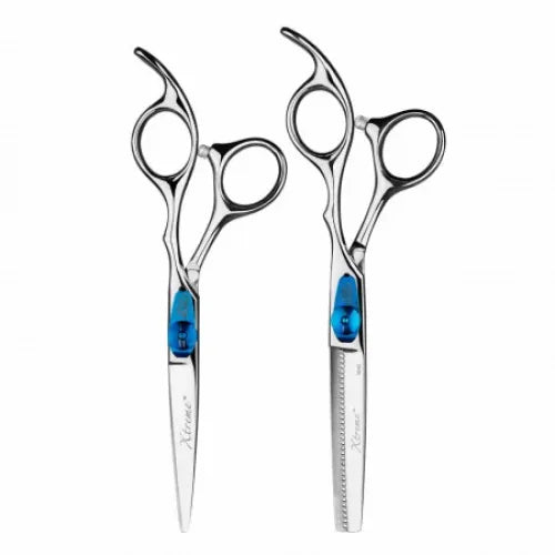 Set Foarfeci Profesionale Premium Olivia Garden Xtreme – Tuns + Filat – Performanță de Top pentru Stiliști Exigenți