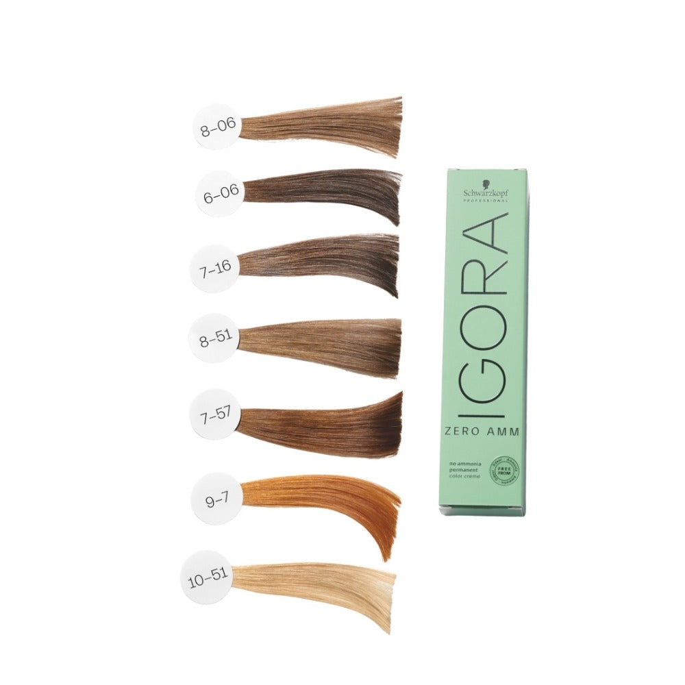 Schwarzkopf Professional Igora Zero AMM Update Catalog Culori – Noile nuanțe vopsea permanentă fără amoniac 2026