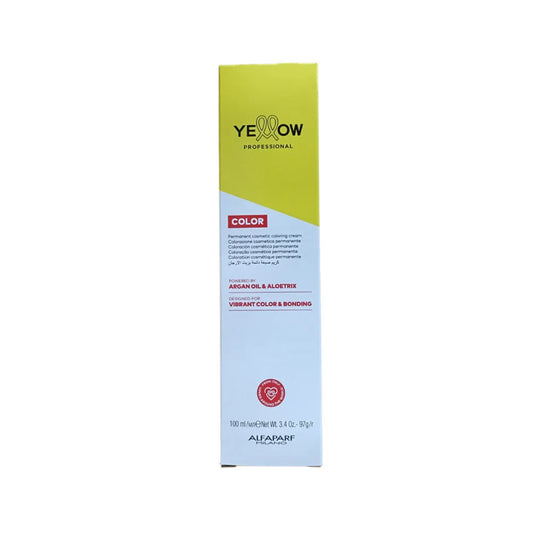 Vopsea De Păr Permanentă Cu Amoniac Yellow Color 100ml - 100 ml / 6.45N Blond Închis Arămiu Mahon - Păr