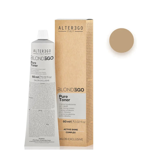 Vopsea De Par Semipermanentă Pentru Păr Decolorat AlterEgo Blondego Pure Toner 60ml - 60 ml / Pure Toner Caramel