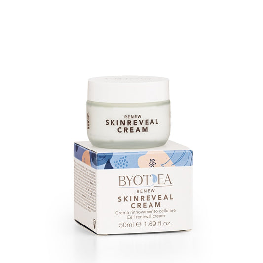 Byotea Renew SkinReveal – Cremă Facială cu AHA pentru Exfoliere Delicată și Reînnoire Celulară 50 ml