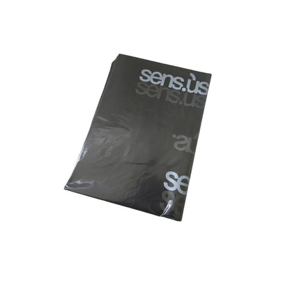 Sensus – Pelerină de Unică Folosință pentru Coafură, Neagră, 84 x 110 cm, Set 30 bucăți
