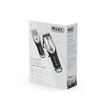Wahl Launch Combo – Set Profesional Mașină de Tuns + Trimmer fără Fir