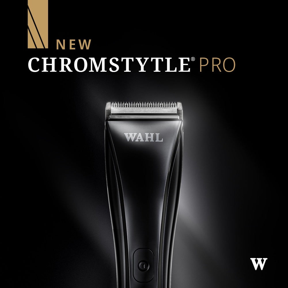 Wahl ChromStyle Negru PRO – Mașină de Tuns Profesională cu Motor Controlat Digital și Lamă de Înaltă Precizie