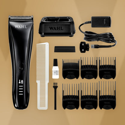 Wahl ChromStyle Negru PRO – Mașină de Tuns Profesională cu Motor Controlat Digital și Lamă de Înaltă Precizie