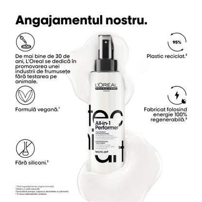 L’Oréal Professionnel Tecni.Art All-in-1 Performer – Tratament Leave‑In Profesional pentru Păr 30ml