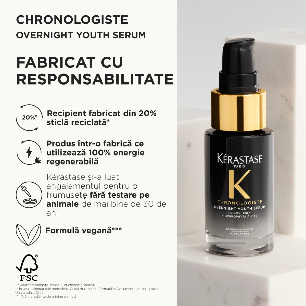 Kérastase Chronologiste Overnight Youth Serum – Ser de Noapte Anti‑Îmbătrânire pentru Păr