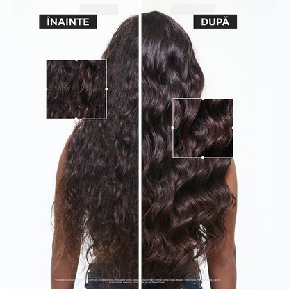 Kérastase Gloss Absolu Masque Crème Hydra‑Glaze – Mască Hidratantă pentru Păr Gros și Electric, Strălucire Intensă & Catifelare 200 ml