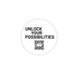 AlterEgo Italy Autocolant pentru oglindă cu cod QR „Unlock Your Possibilities”