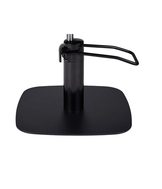 Ayala Holly C1 P-7 Scaun de Coafor Negru cu Cusături Fine Negre și Bază Pătrată Neagră