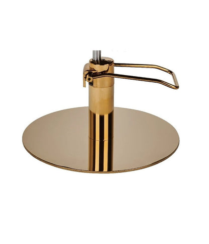 Ayala Holly G1 P-7 Scaun de Coafor Negru cu Cusături Fine și Bază Rotundă Aurie