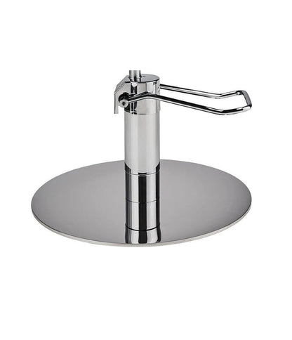 Ayala Lea 01 P-7 Scaun de Coafor Elegant cu Bază Rotundă Cromată Argintie