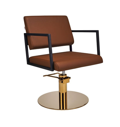 Ayala Loft G1 P-5 Scaun de Coafor cu Bază Rotundă Aurie