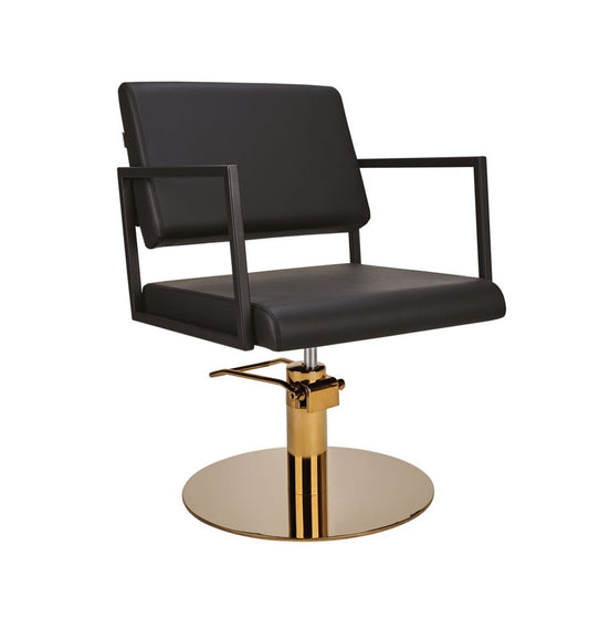 Ayala Loft G1 P-7 Scaun de Coafor cu Bază Rotundă Aurie