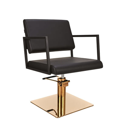 Ayala Loft G1 P-7 Scaun de Coafor cu Bază Pătrată Aurie